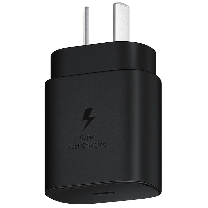 Samsung 25W USB-C Wall Charger Super Fast Charging Black EP-TA800NBEGAU - SuperOffice