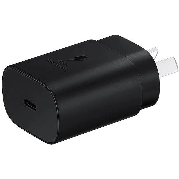 Samsung 25W USB-C Wall Charger Super Fast Charging Black EP-TA800NBEGAU - SuperOffice
