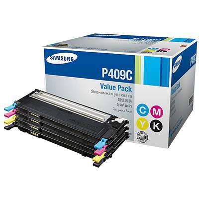 Samsung Clp P409C Toner Cartridge Value Pack Black/Cyan/Magenta/Yellow SU396A - SuperOffice