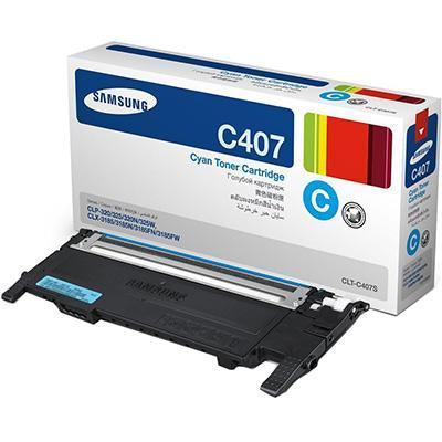 Samsung Clt C407S Toner Cartridge Cyan ST998A - SuperOffice