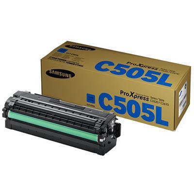 Samsung Clt C505L Toner Cartridge Cyan SU036A - SuperOffice
