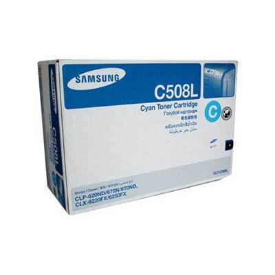 Samsung Clt C508L Toner Cartridge Cyan SU058A - SuperOffice