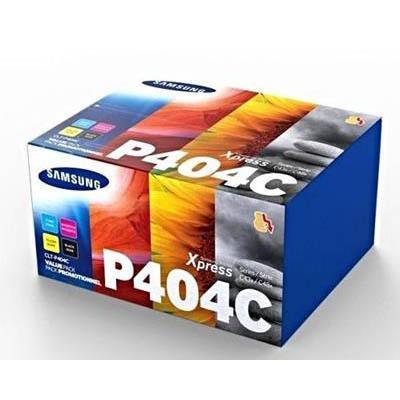 Samsung Clt P404C Toner Cartridge Black Cyan Magenta Yellow Pack 4 SU371A - SuperOffice