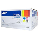Samsung Clt P407C Toner Cartridge 4 Colour Rainbow Pack SU388A - SuperOffice