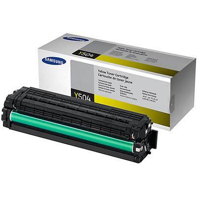 Samsung Clt Y504S Toner Cartridge Yellow SU504A - SuperOffice