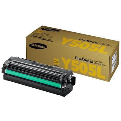 Samsung Clt Y505L Toner Cartridge Yellow SU513A - SuperOffice