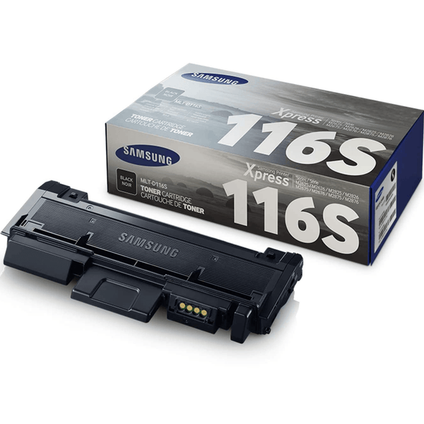 Samsung MLT D116S Toner Ink Cartridge High Yield Black Genuine Original SU842A - SuperOffice