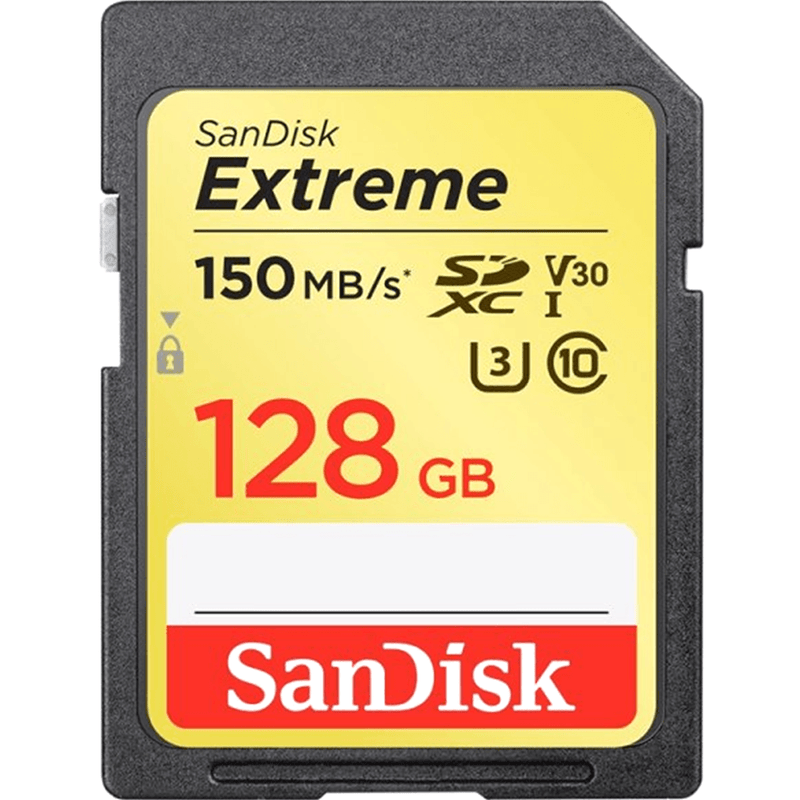SanDisk 128GB SD Card SDXC V30 Class 10 150MB/s SDSDXV5-128G-GNCIN - SuperOffice