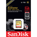 SanDisk 128GB SD Card SDXC V30 Class 10 150MB/s SDSDXV5-128G-GNCIN - SuperOffice