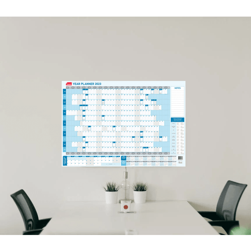 Sasco 2024 Year Wall Planner Calendar 610x870mm 1058024 (2024) - SuperOffice
