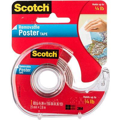 Scotch 109 Removable Mounting Poster Tape 19Mm X 3.8M 70005087062 - SuperOffice