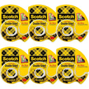 Scotch 237 Double Sided Tape On Dispenser 19mmx7.6m 6 Pack 7010371414 (6 Pack) - SuperOffice