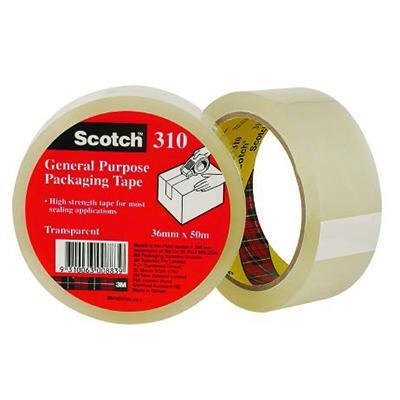 Scotch 310 General Purpose Packaging Tape 36Mm X 50M Transparent XG700003732 - SuperOffice
