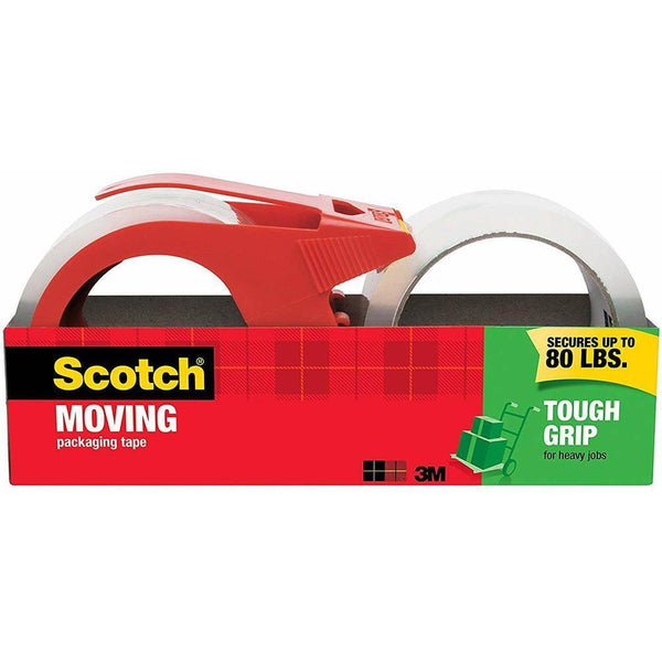 Scotch 3500 Tough Grip Moving Tape Plus Dispenser 48Mm X 50M Transparent AT019437188 - SuperOffice