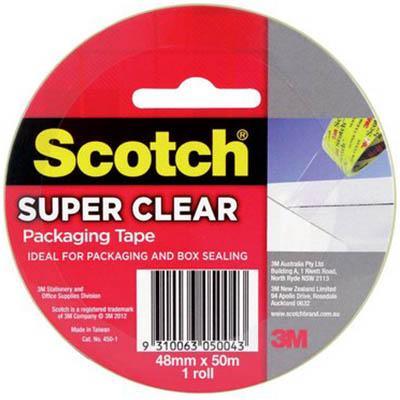 Scotch 450 Packaging Tape 48Mm X 50M Super Clear AT010590480 - SuperOffice