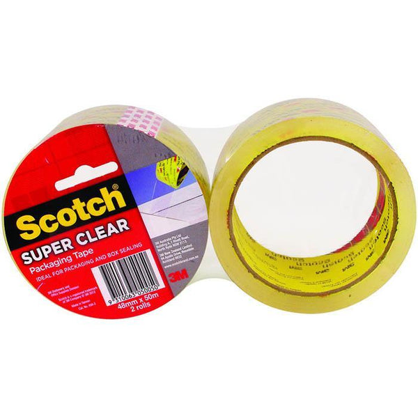 Scotch 450 Packaging Tape 48Mm X 50M Super Clear Pack 4 AT010590498 - SuperOffice