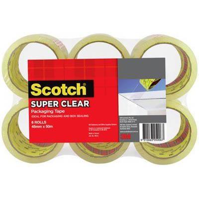 Scotch 450 Packaging Tape 48Mm X 50M Super Clear Pack 6 AT010590506 - SuperOffice