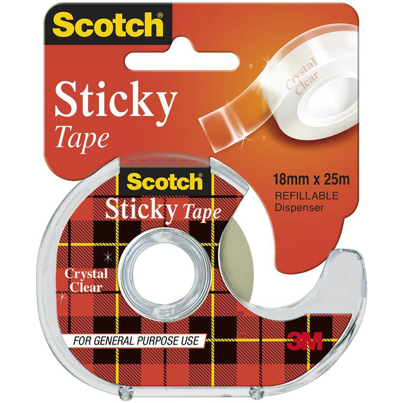Scotch 502 Sticky Tape 18Mm X 25M Hangsell TM00579 - SuperOffice