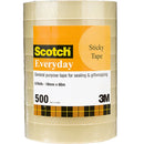 Scotch 502 Sticky Tape 18mmx66m Pack 8 Rolls Tower AB010623960 - SuperOffice