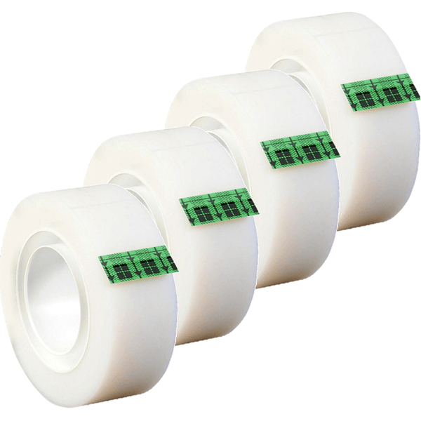 Scotch 810 Magic Invisible Sticky Tape 19mmx25m Pack 4 Rolls 70005189280 (4 Rolls) - SuperOffice
