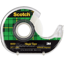 Scotch 810 Magic Invisible Sticky Tape In Dispenser 19mmx33m 6 Pack 70016059167 (6 Pack) - SuperOffice