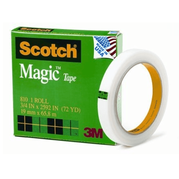 Scotch 810 Magic Tape Roll Refill 19mmx66m 70012802206 - SuperOffice