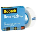 Scotch 811 Removable Magic Tape Refill 25.4Mm X 65.8M 70016032073 - SuperOffice