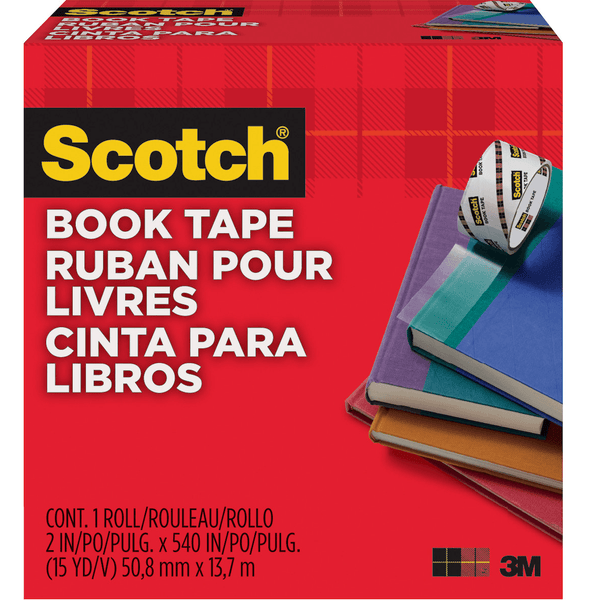 Scotch 845 Book Protection Tape 50mmx13.7m 70016014659 / 70006854320 - SuperOffice