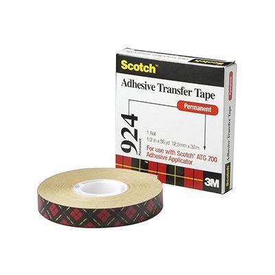 Scotch 924 Adhesive Transfer Tape 12.5Mm X 10M Transparent 70006115367 - SuperOffice
