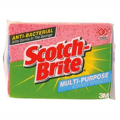 Scotch-Brite Multi-Purpose Handy Sponge Pack 4 AN010596128 - SuperOffice