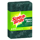 Scotch-Brite Scourer Pads Heavy Duty Cleaning Scrubbing Pack 6 70005237956 - SuperOffice
