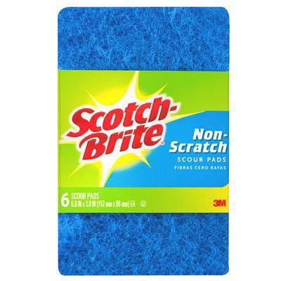 Scotch-Brite Scourer Pads Non Scratch Pack 6 70005030799 - SuperOffice