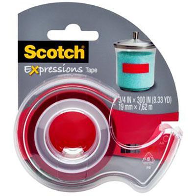 Scotch C214 Expressions Magic Tape Red 70005191294 - SuperOffice