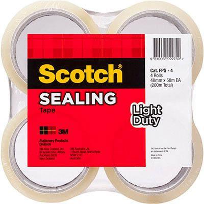 Scotch Fps-4 Sealing Tape 48Mm X 50M Pack 4 AB010559313 - SuperOffice