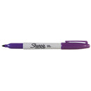 Sharpie Fine Point Permanent Marker 1.00mm Purple Box of 12 30038 (Box of 12) - SuperOffice