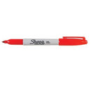 Sharpie Fine Point Permanent Marker 1.00mm Red Box of 12 30052 (Box of 12) - SuperOffice