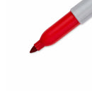 Sharpie Fine Point Permanent Marker 1.00mm Red Box of 12 30052 (Box of 12) - SuperOffice