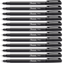 Sharpie Fineliner Pen Fine Felt Tip Stylo 0.4mm Black Box 12 1742663 (0.4mm Box 12) - SuperOffice