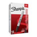 Sharpie Permanent Marker Bullet Point Fine 1.0mm Black Box 12 30051 (Box 12) - SuperOffice