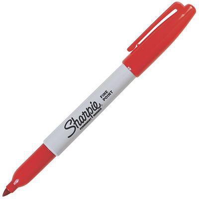 Sharpie Permanent Marker Bullet Point Fine 1.0Mm Red S30002 - SuperOffice