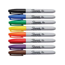 Sharpie Permanent Marker Bullet Point Fine 1mm Assorted Colours Pack 8