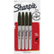 Sharpie Permanent Marker Fine Point 1.0Mm Black Pack 4 1859703 - SuperOffice