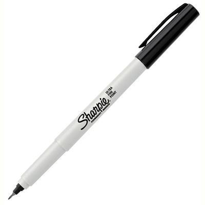 Sharpie Permanent Marker Ultra Fine 0.3Mm Black Pack 2 37161PP - SuperOffice