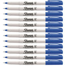 Sharpie Permanent Marker Ultra Fine 0.3mm Blue Pack 12 37003 (Box 12) - SuperOffice