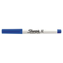 Sharpie Permanent Marker Ultra Fine 0.3mm Blue Pack 12 37003 (Box 12) - SuperOffice