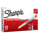 Sharpie Permanent Marker Ultra Fine 0.3mm Red Pack 12 37002 (Box 12) - SuperOffice
