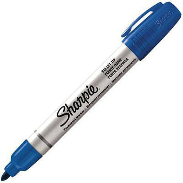 Sharpie Pro Metal Barrel Permanent Marker Bullet Point Blue S20093048 (single) - SuperOffice