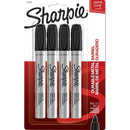 Sharpie Pro Metal Permanent Marker Bullet Point 4mm Black Pack 4 1794272 - SuperOffice