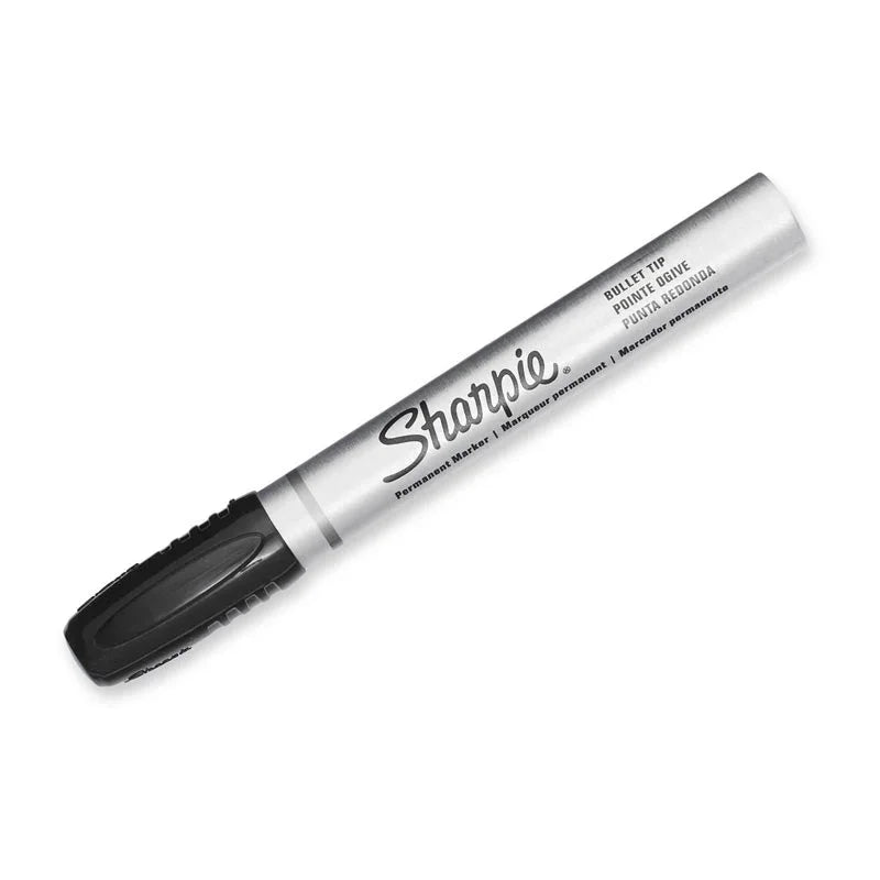 Sharpie Pro Metal Permanent Marker Bullet Point 4mm Black Pack 4