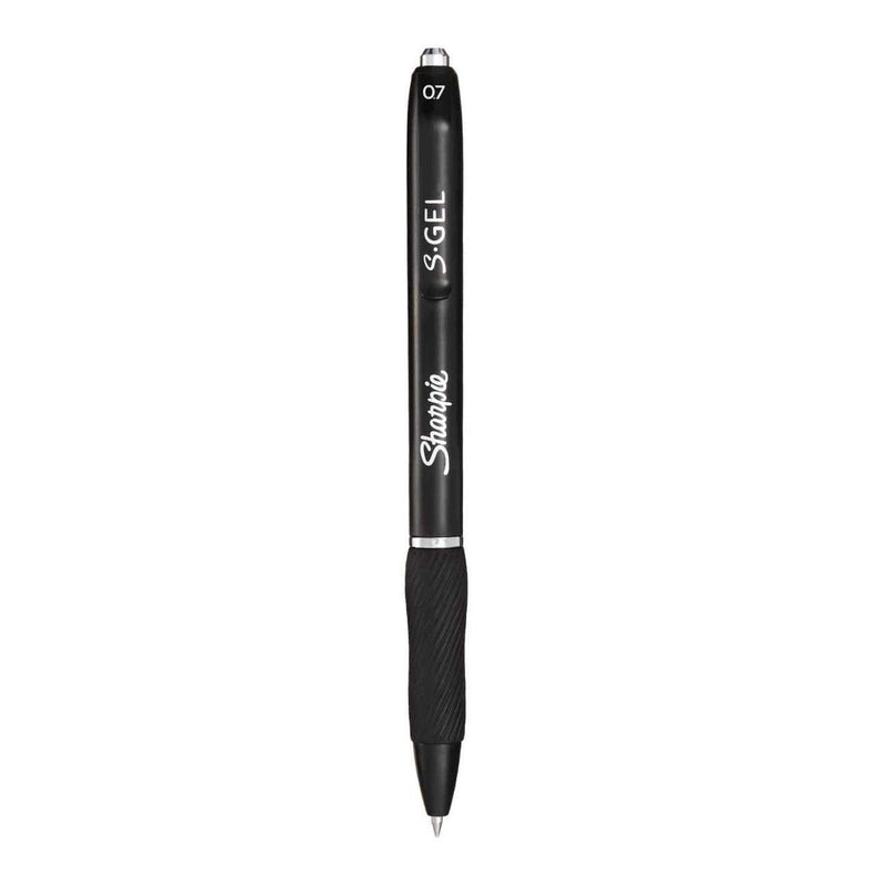 Sharpie S-Gel Retractable 0.7mm Pen Black Box 12 2096160 (Box 12) - SuperOffice